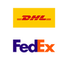 Logos paquetería DHL FedEx